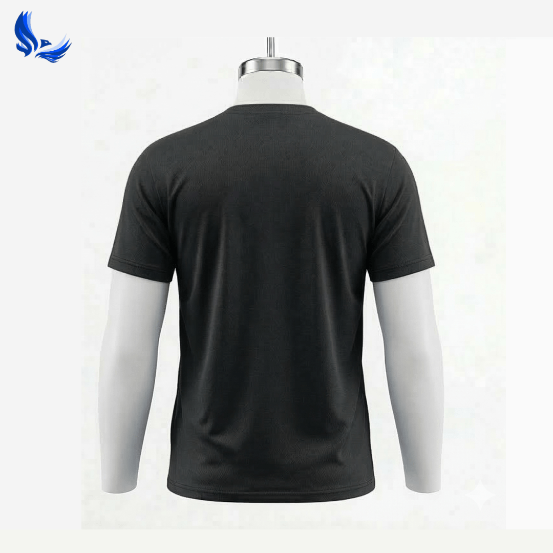 รับผลิตเสื้อคนงานคอกลม แขนสั้น