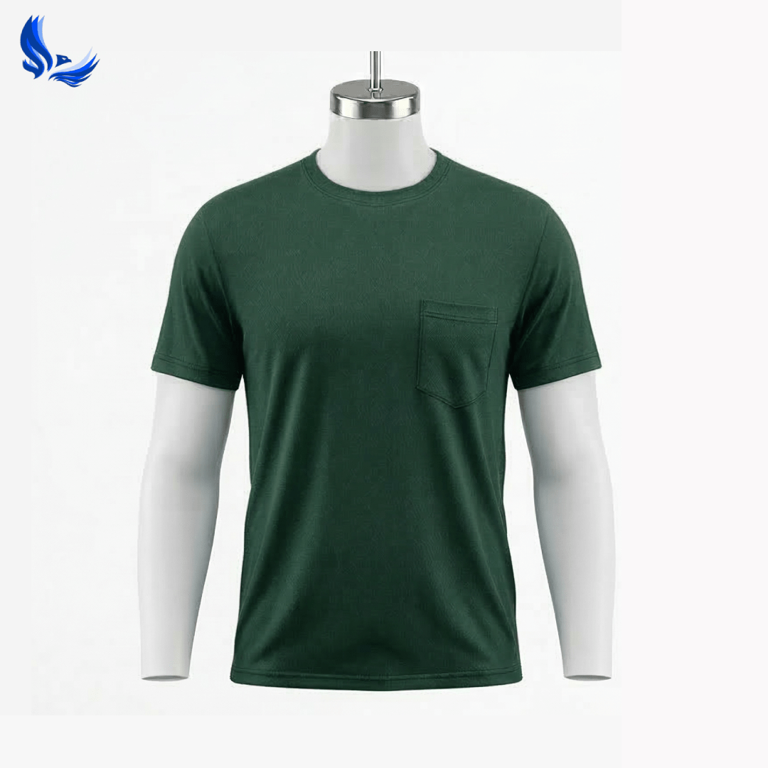 รับผลิตเสื้อคนงานคอกลม ราคา ส่ง