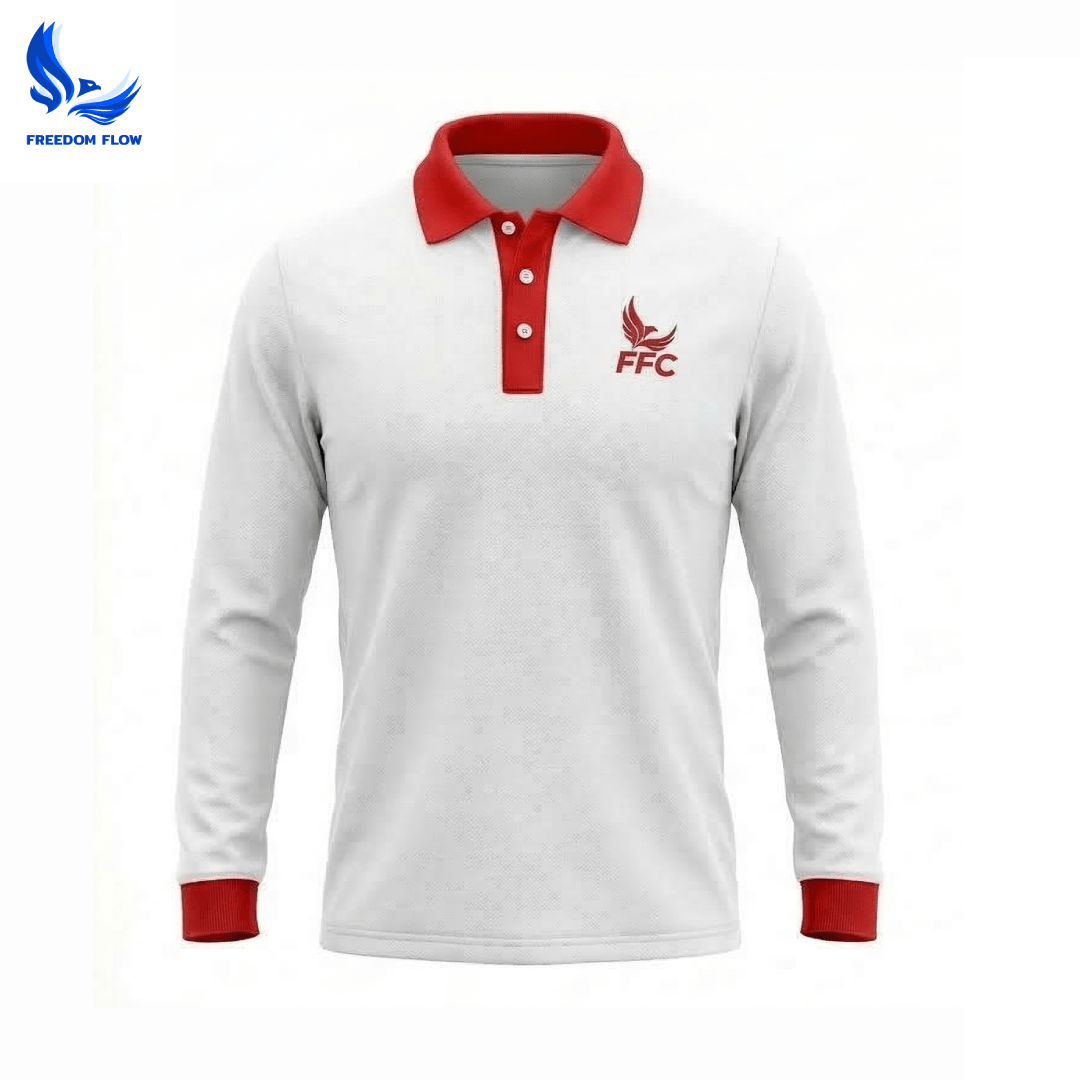 รับผลิต และออกแบบ เสื้อโปโล แขนยาว พร้อมปักโลโก้